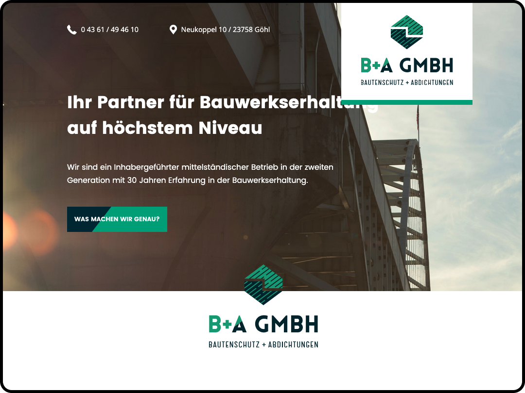 Mockup von ba-bautenschutz.de