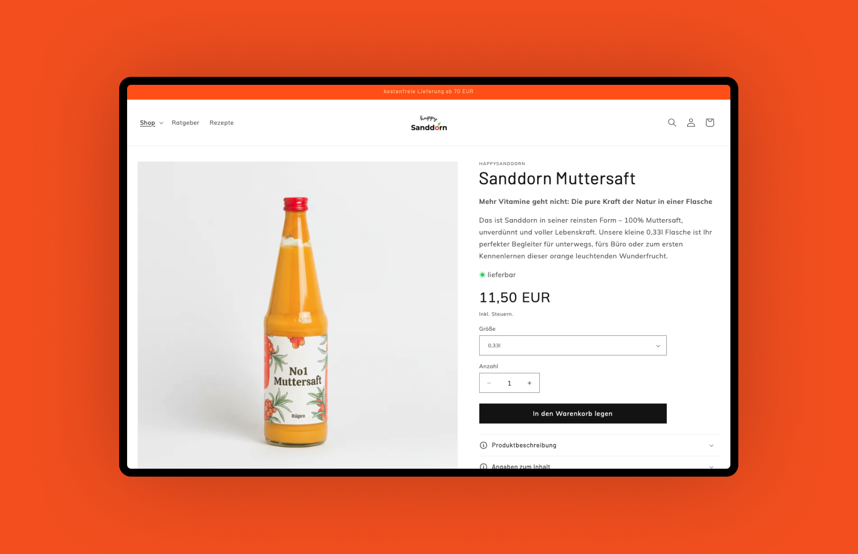 Hs Produkt – Webprojekt