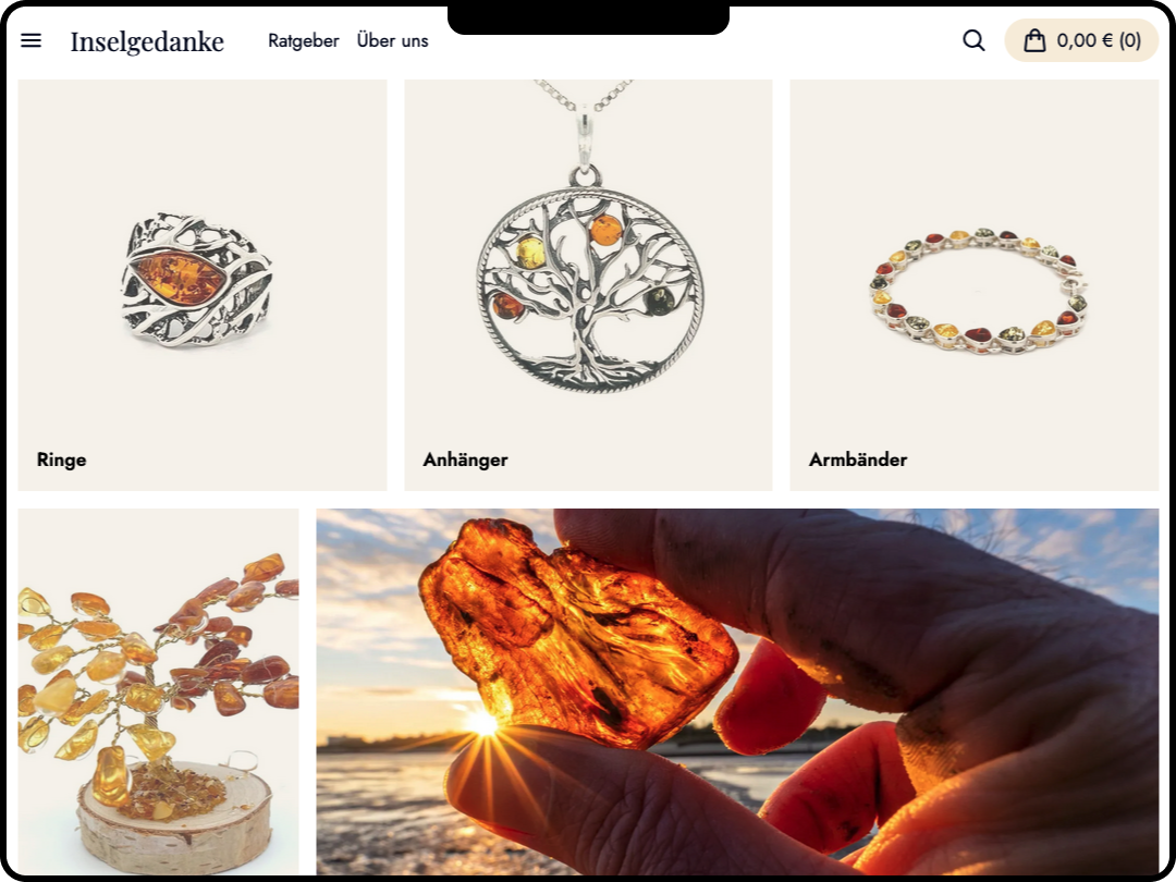 Mockup von Inselgedanke