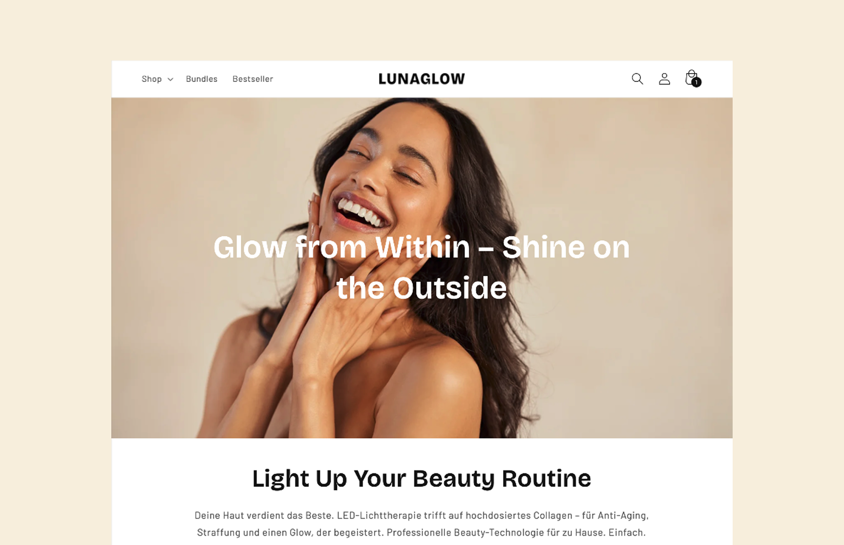 Luna 8 – Webprojekt