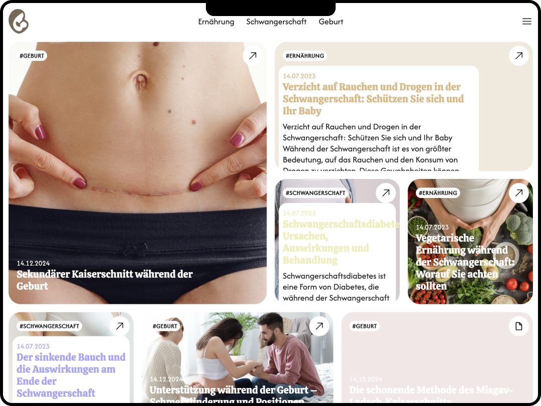 Nachsorgemitherz Device – Webprojekt