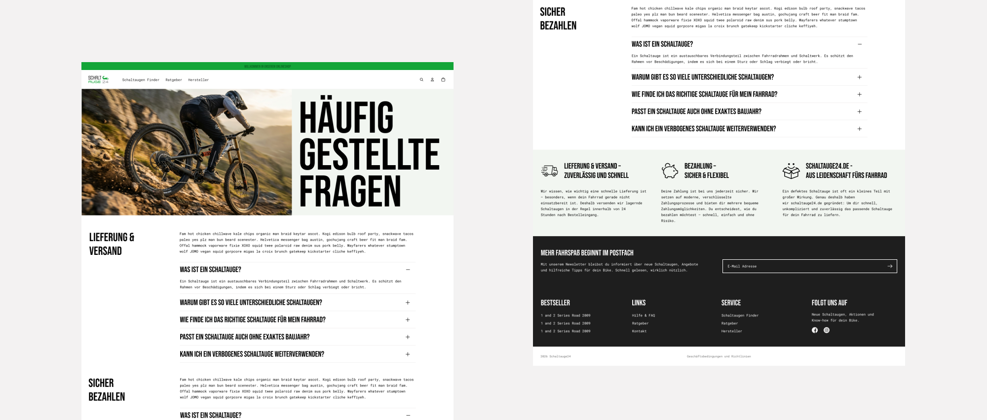 Schaltauge Faq – Webprojekt