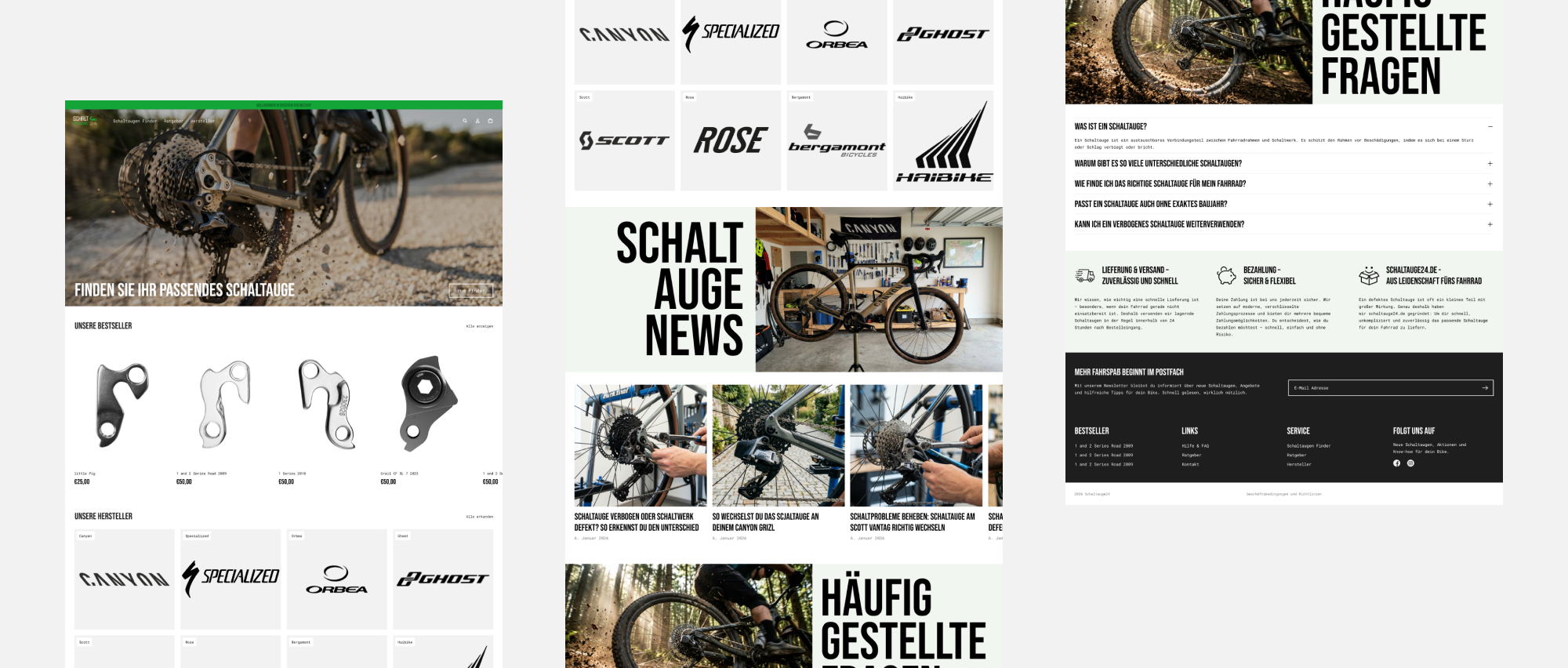 Schaltauge Home – Webprojekt