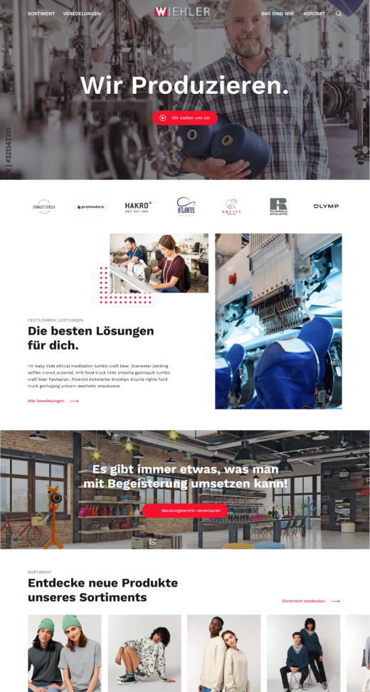 Wiehler Device – Webprojekt